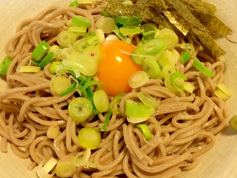 釜玉蕎麦